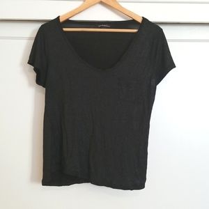 Sparkly Black and Silver Tee EUC